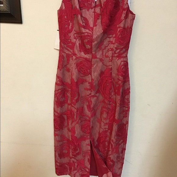 black halo dress red Black Halo 3/4 Sleeve Jackie O Dress main image 0